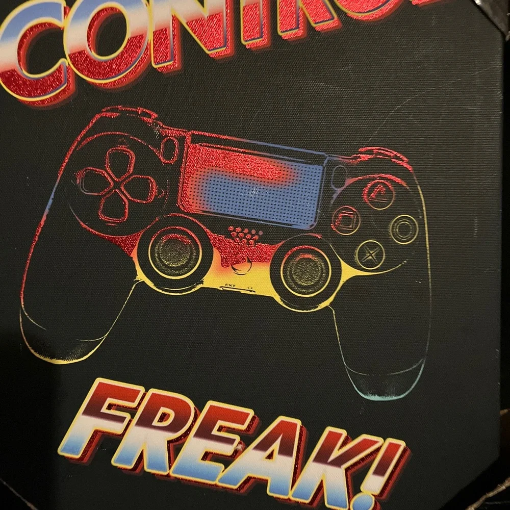 Notori Control Freak Gaming Canvas Art,Written “Control Freak”